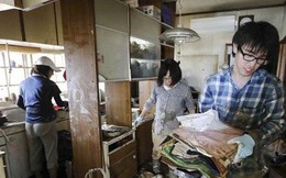 Khung cảnh hoang tàn sau trận mưa lũ lịch sử ở Nhật Bản