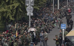Khoảng 600 cựu binh Trung Quốc biểu tình vây trụ sở, quan chức cấp cao né không gặp