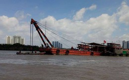 Chưa tìm thấy 2 người mất tích vụ tàu hàng tông sà lan trên sông Sài Gòn