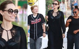 2 con gái vẫn xuất hiện vui vẻ bên Angelina Jolie giữa tin bị mẹ ngăn cản gặp gỡ bố