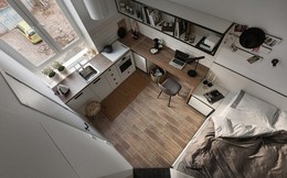 Căn hộ nhỏ vỏn vẹn gần 18m² này chứng minh cho bạn thấy ở nhà nhỏ vẫn tuyệt như nhà to