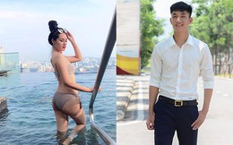 Nhan sắc gợi cảm của chân dài bị đồn yêu “cực phẩm” U23 Việt Nam