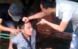 Hai người đàn ông trói tay, hành hung nam thanh niên giữa phố Hà Nội vì nghi trộm xe