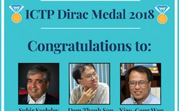 Giáo sư Đàm Thanh Sơn giành huy chương vật lý quốc tế Dirac