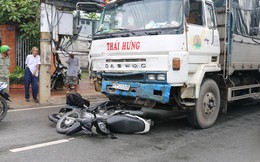 An Giang: “Xe điên” tông liên hoàn 8 xe máy, 11 người cấp cứu