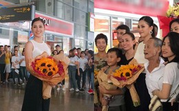 Tân Hoa hậu Tiểu Vy hạnh phúc trở về trong vòng tay chào đón của bố mẹ và người dân Quảng Nam