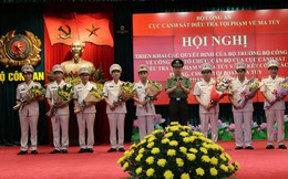 Bổ nhiệm cục trưởng và 8 cục phó Cục CSĐT tội phạm về ma túy