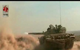 Video: Đạn pháo, tên lửa của quân đội Syria "đè bẹp" phiến quân ở Hama