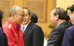 Thủ tướng Nguyễn Xuân Phúc gặp mặt Đội tuyển bóng đá Việt Nam