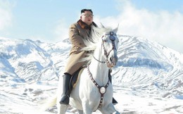 Ngựa thần ông Kim cưỡi trên đỉnh Paektu: Thần tiên mới cưỡi nổi, phi nước đại chân không in dấu