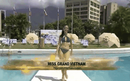 Màn diễn bikini nóng bỏng của Á hậu Kiều Loan tại Hoa hậu Hòa bình thế giới 2019