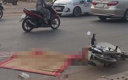 Người đi xe máy tử vong thương tâm sau tai nạn ở Thái Nguyên