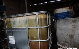 Cận cảnh nơi lưu giữ dầu thải trước khi bị tuồn ra 'đầu độc' nước sông Đà