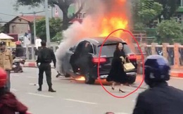 Diễn biến mới nhất vụ nữ tài xế lái xe Mercedes gây tai nạn rồi bốc cháy
