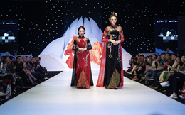 Hoàng Yến catwalk cùng mẫu nhí, gương mặt lạnh lùng đầy ấn tượng
