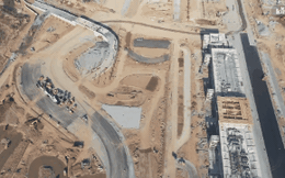 Flycam: Toàn cảnh đường đua F1 trước 4 tháng hoàn thành
