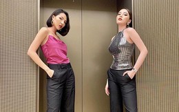 Hoa hậu Kỳ Duyên mặc đồ đôi, tiết lộ rất cảm kích Minh Triệu