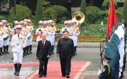 Toàn cảnh Lễ đón Chủ tịch Triều Tiên Kim Jong Un thăm chính thức Việt Nam