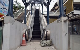 Cận cảnh nhà ga đường sắt Cát Linh – Hà Đông nham nhở, bong tróc, xuống cấp trước ngày vận hành