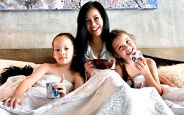 Hồng Nhung nghẹn ngào trong sinh nhật của hai con: "Các con 7 tuổi, mẹ dựa vào các con"