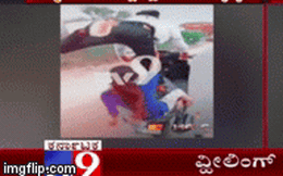 Video: Thanh niên Ấn Độ lái xe bằng 1 chân, chở bạn gái bốc đầu trên cao tốc