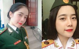 Mặc quân phục chụp hình, cô gái khiến dân mạng "truy tìm" ráo riết