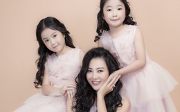 Thanh Hương nói về 2 cô con gái xinh như thiên thần: "Với các con, tôi là thần tượng"
