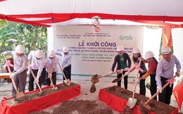 Khởi công xây dựng hai cây cầu đầu tiên của Dự án "Cùng Grab Chung Tay - Xây Cầu Đến Lớp"