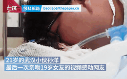 Động lòng trước nụ hôn cuối của chàng trai dành cho bạn gái trước khi cô qua đời và câu nói khiến ai cũng lặng người