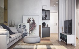 2 căn hộ có diện tích chưa đến 50m² nhưng ăn đứt các nhà rộng khác bởi thiết kế quá đỗi thanh lịch