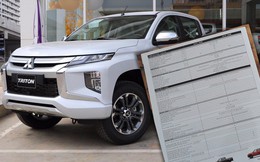 Mitsubishi Triton 2019 tại Việt Nam lộ thông số kỹ thuật: Nhiều khách hàng thất vọng vì thiếu trang bị an toàn