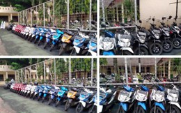 Bảo vệ trường nhà người ta: Ngày nào cũng xếp xe của học sinh theo hãng, màu sắc một cách ngăn nắp đáng kinh ngạc