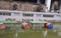 Nổ thùng phuy ở Văn Miếu - Quốc Tử Giám