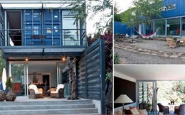 Độc đáo với thiết kế ngôi nhà 128m² nằm gọn trong 4 chiếc container bỏ hoang