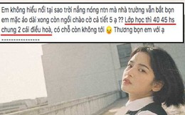Nữ sinh bị ném đá tơi tả vì than phiền trời nóng mà lớp học 45 người chỉ có 2 chiếc điều hoà