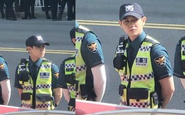 Nam cảnh sát gây chú ý khi làm nhiệm vụ tại lễ diễu hành, ai ngờ lại chính là một idol đình đám