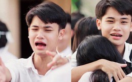 Vừa khóc lóc đòi ôm crush ngày cuối cùng của đời học sinh, cậu bạn liền quay ngoắt biểu cảm sung sướng thoả mãn cực hài