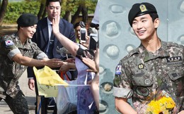 Tài tử "Vì sao đưa anh tới" Kim Soo Hyun xuất ngũ sau 2 năm: Bảnh bao như bước ra từ cảnh phim, fan quốc tế đến đón