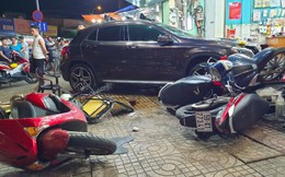 Nhân chứng kể phút nữ tài xế lái ô tô Mercedes đâm hàng loạt xe máy, 6 người bị thương ở TP.HCM