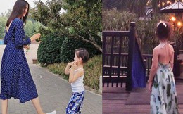 Cô con gái 3 tuổi của Hoa hậu Thế giới Trương Tử Lâm gây sốt: Chân dài miên man, tương lai nối nghiệp Hoa hậu của mẹ