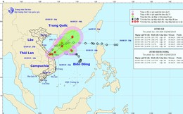 Tin mới nhất về ‘song trùng’ áp thấp nhiệt đới