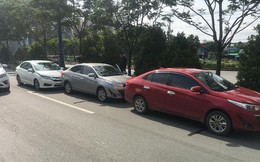 3 ô tô tông liên hoàn trên xa lộ Hà Nội