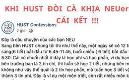 Công khai cà khịa thời khóa biểu mới của Kinh tế Quốc dân, dân Bách Khoa “muối mặt” nhận lại câu trả lời cực gắt