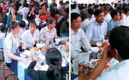 Xôn xao hình ảnh về đám cưới phân bàn “mâm đàn ông, mâm đàn bà” tách biệt rạch ròi