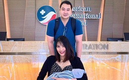 Lan Khuê lộ diện sau 3 ngày sinh quý tử đầu lòng cho ông xã doanh nhân