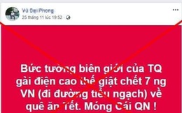Quảng Ninh bác tin đồn 7 người Việt tử vong tại biên giới Việt-Trung