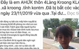 Lười chăn bò, cháu bé 11 tuổi bịa chuyện bị bắt cóc gây hoang mang dư luận