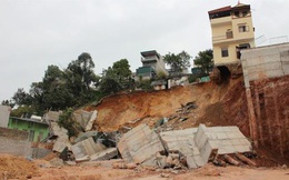 Sập kè nhà dân, 16 hộ ở Quảng Ninh phải di dời khẩn cấp