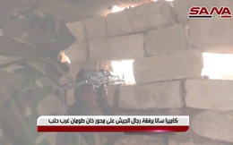 Quân đội Syria dội hỏa lực ở mặt trận Aleppo