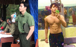 Bị chụp trộm ảnh ở chốt kiểm dịch, chiến sĩ công an "đốn tim" dân mạng bởi góc nghiêng cực phẩm